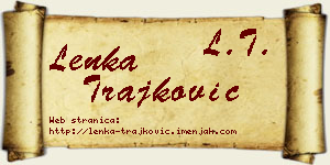 Lenka Trajković vizit kartica